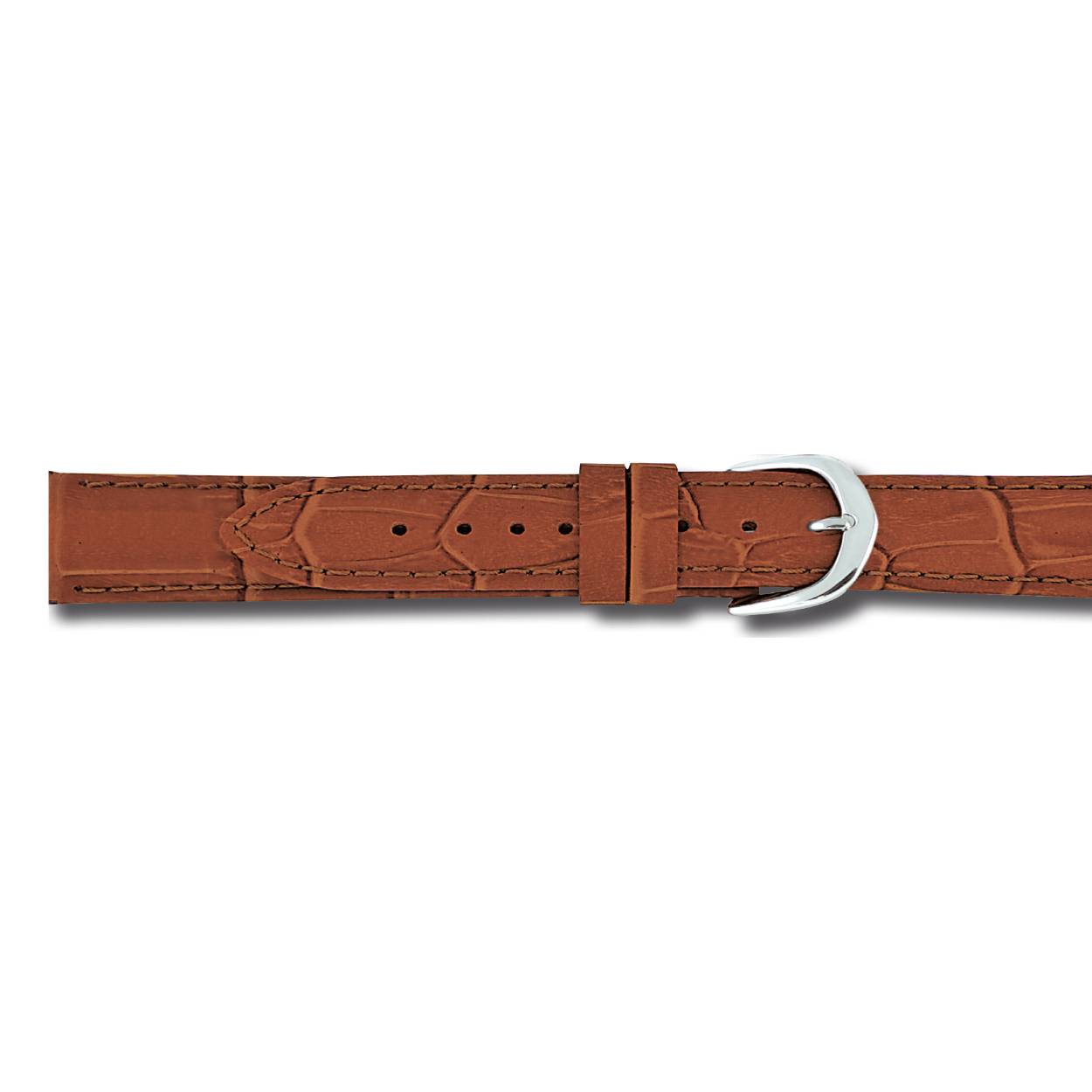 Horlogeband leder 211 XL licht bruin 20mm