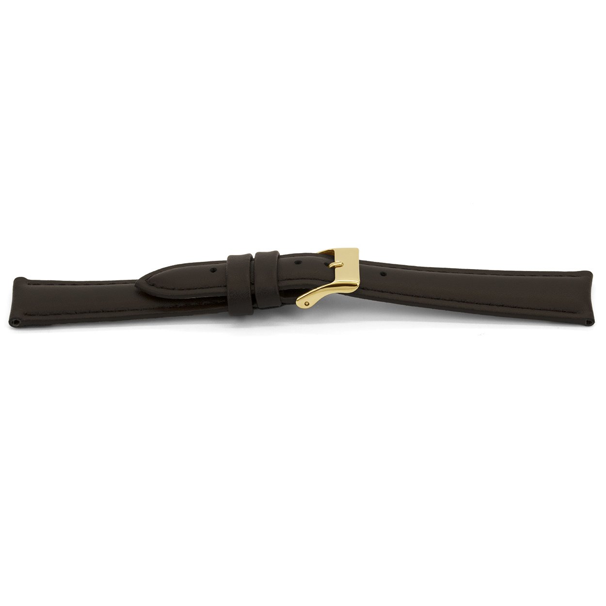 Bruin lederen horlogeband licht gevuld met goudkleurig edelstaal gesp.
Kleur band: Bruin
Band dikte: 4.3 – 3.5mm
Band lengte: 75/115mm
Band breedte: 16x14mm
Gesp: Edelstaal IPG
Bekleding binnenband: Nubuck
Gestikt: Ja, dezelfde kleur als de band.
Pushpin: Exclusief
Hypo allergisch: Ja
EAN: 4780263346171
