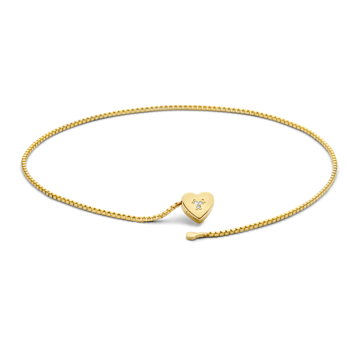 C'est moi jewels forever locked armband hart diamant 17cm CMB803Y585-17