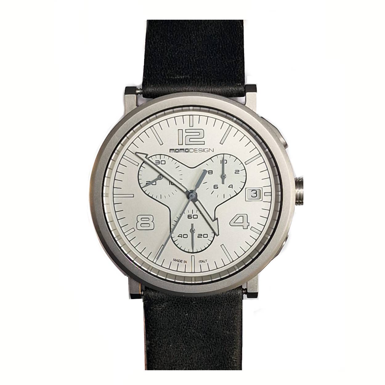 MD6001SS Momo lb zilv kl plaat chrono essenziale 