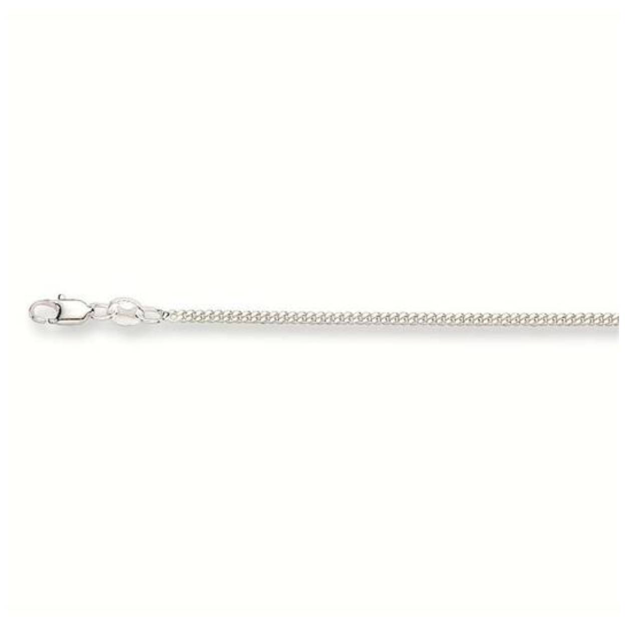 Zilver gourmet collier 70 cm - 1.9 mm