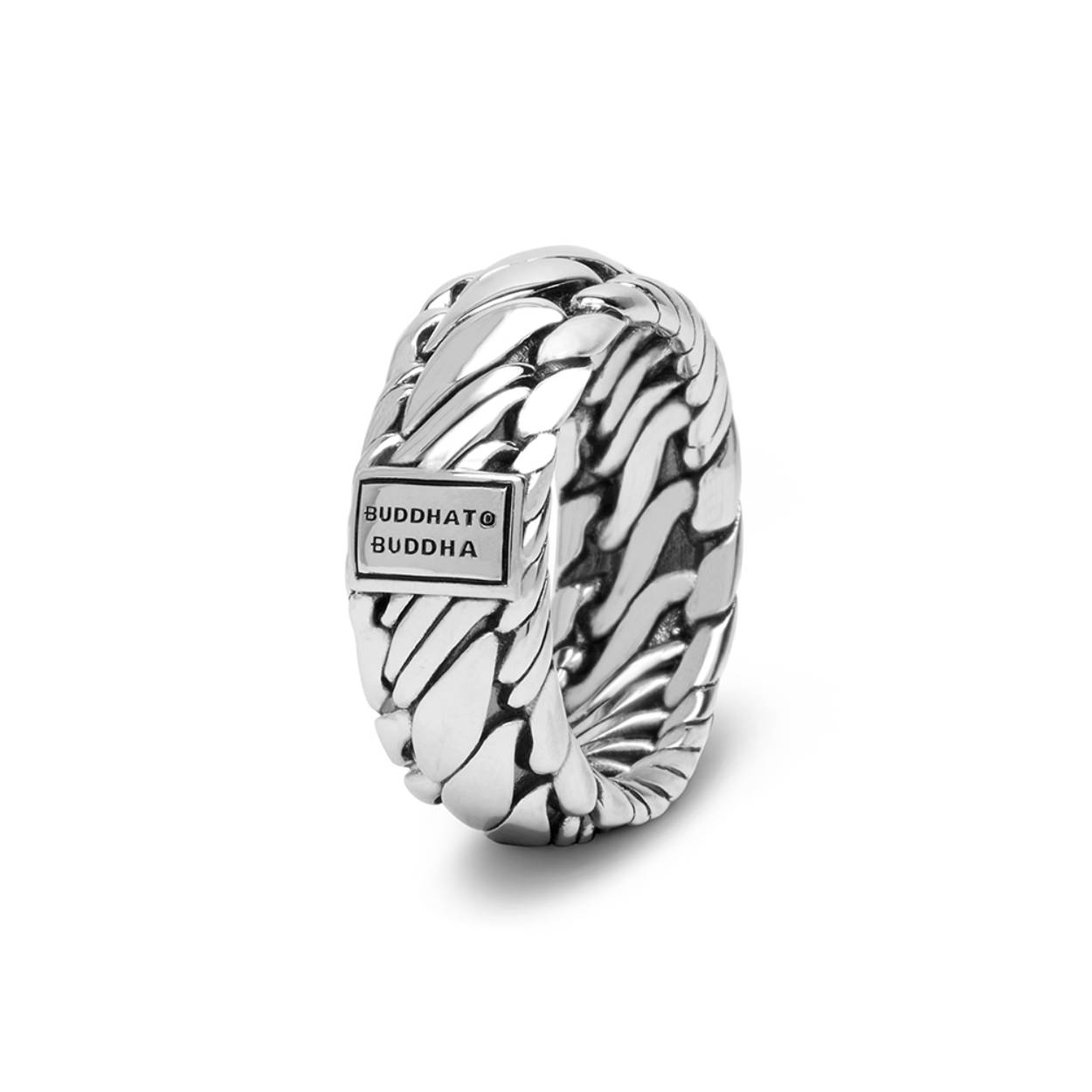 Buddha To Buddha  1e gehalte massief zilver gevlochten ring  - 620-Edwin Ben
