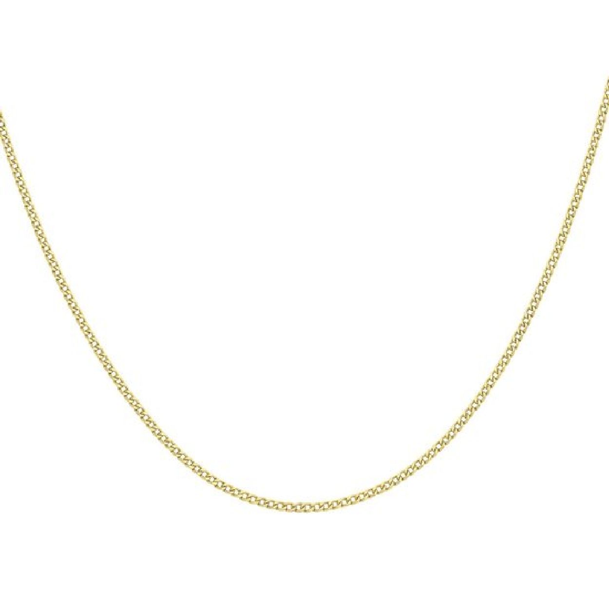 gouden collier 45cm gourmet schakel