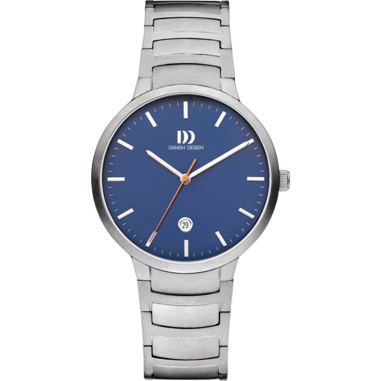 Danish design titanium horloge met saffierglas