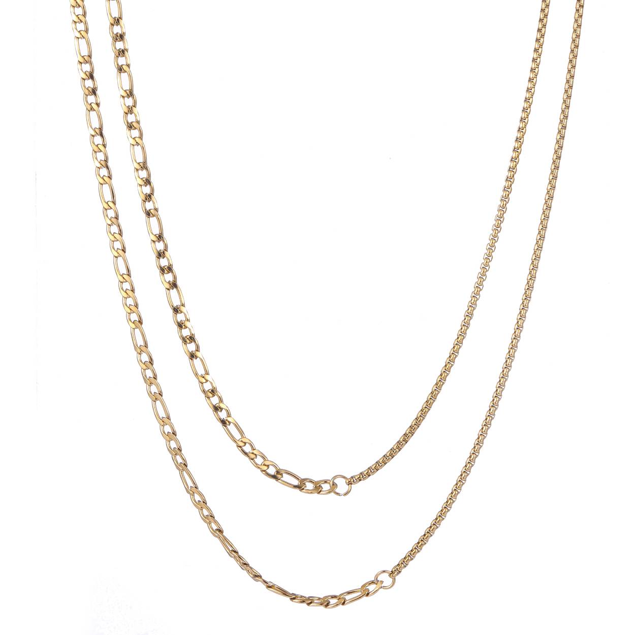 Een ketting is een sterk accessoire. Het maakt een outfit helemaal anders én helemaal af. Op dit moment vind je in onze collectie vooral fijnere stainless steel kettingen – perfect om meerdere kettinkjes samen en bij elkaar te dragen. 
Al onze kettingen zijn gemaakt van hoogwaardig stainless steel. De plating blijft daarom heel lang mooi en je kunt onze kettingen gerust dragen tijdens het douchen en sporten. Onze stainless steel kettingen herken je makkelijk aan de kraftbruinen kaartjes op onze molens.