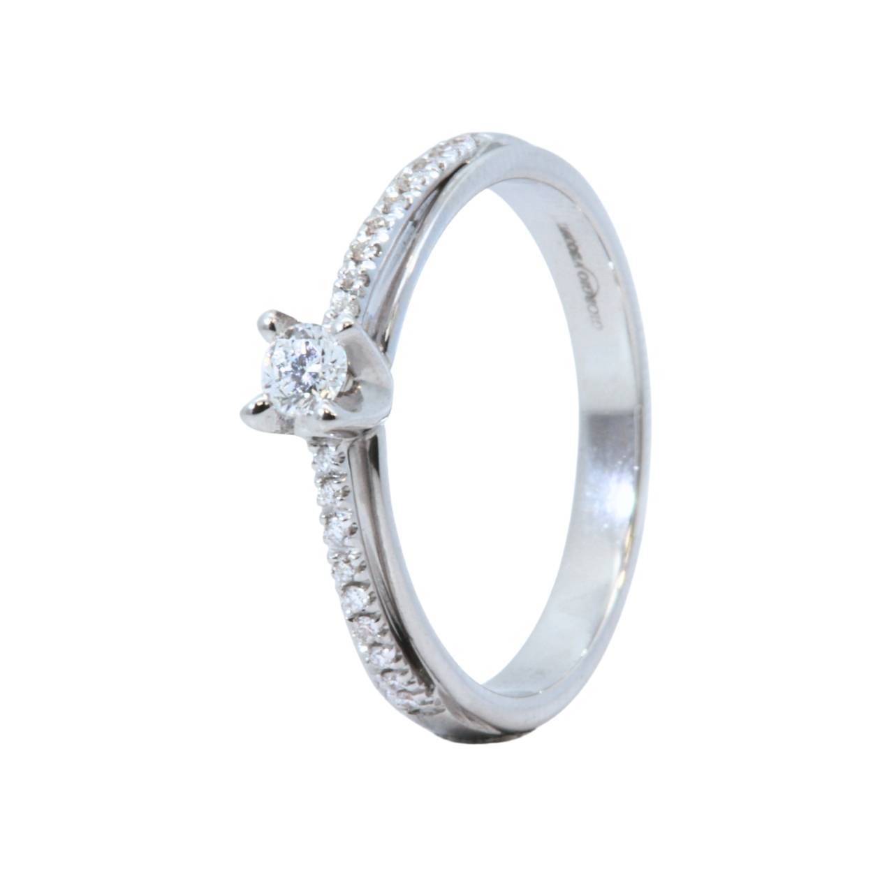 Giorgio Visconti AB16185B ring in 18kt witgoud 