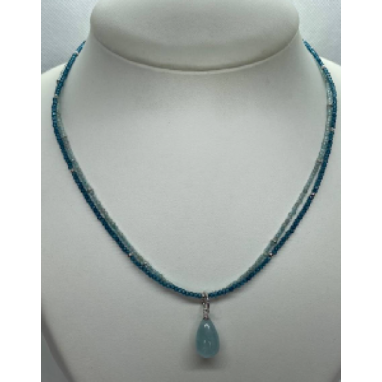 collier apatiet, london blue topaas, aquamarijnhanger