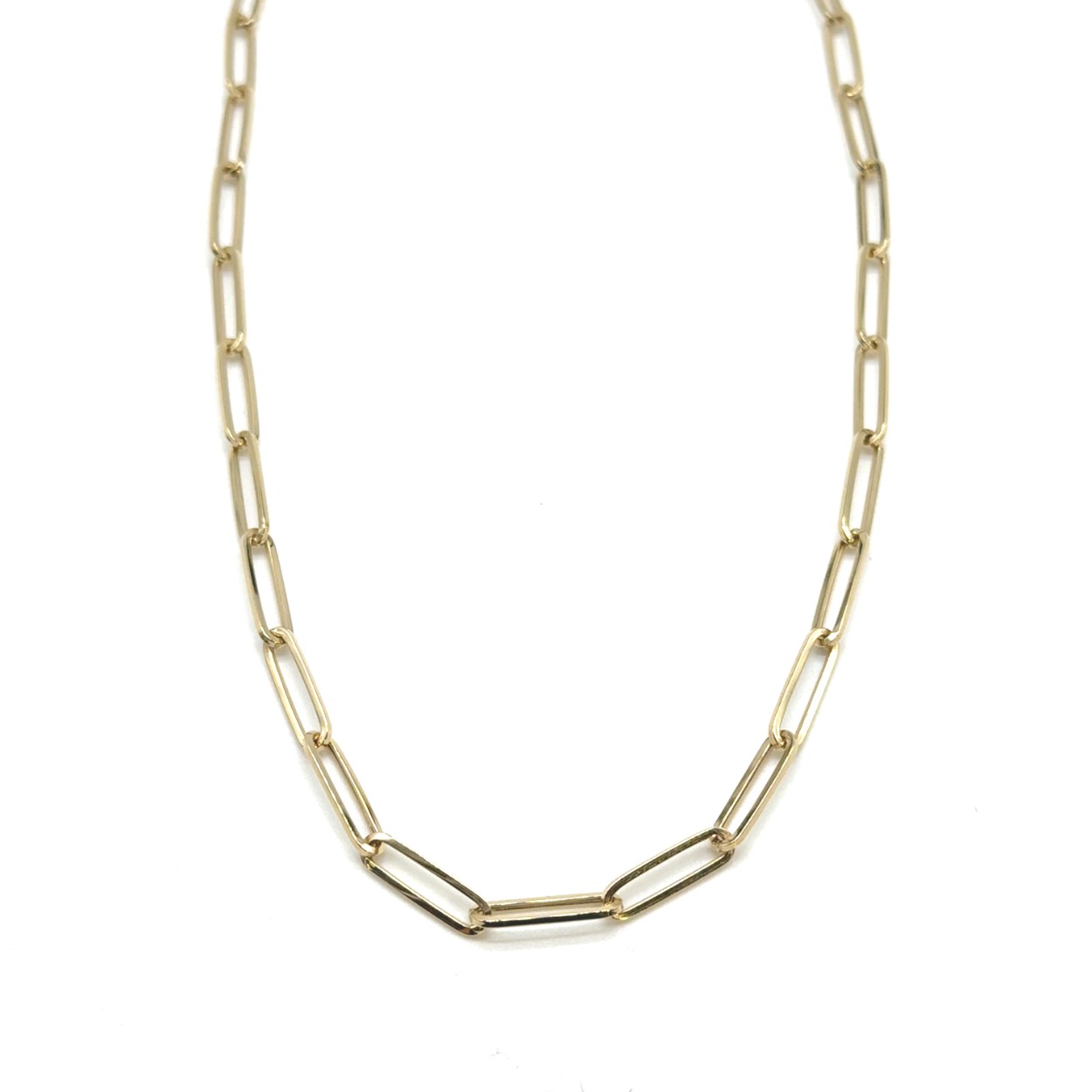 14k gouden closed for ever ketting 