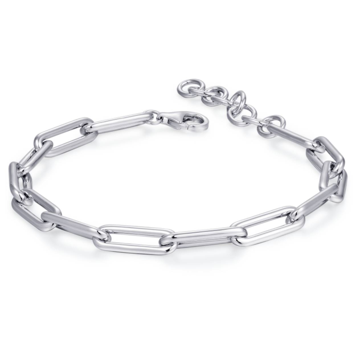 Zilveren armband - Closed for ever - 17+3 cm
