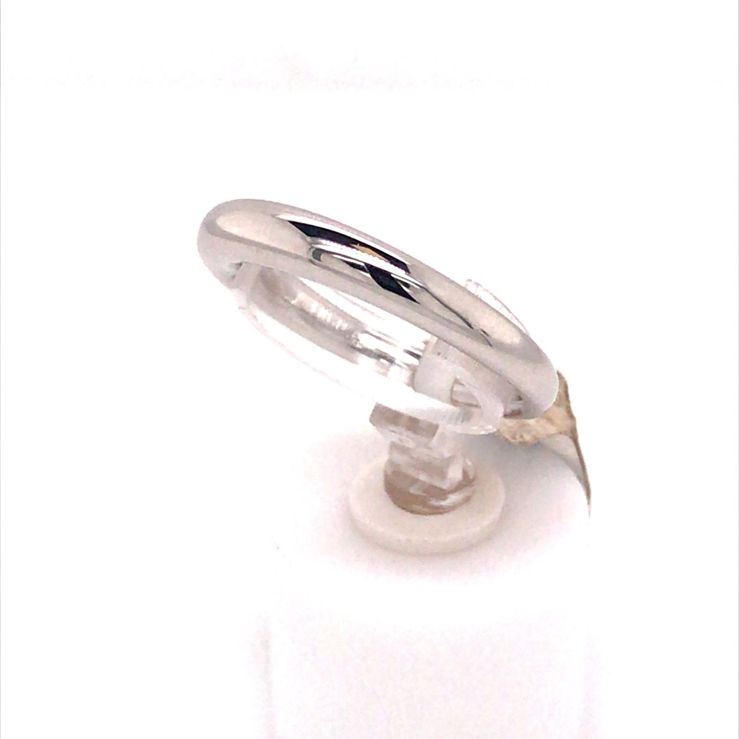 Alexander juwelier 14krt witgouden ring 3.5mm breed