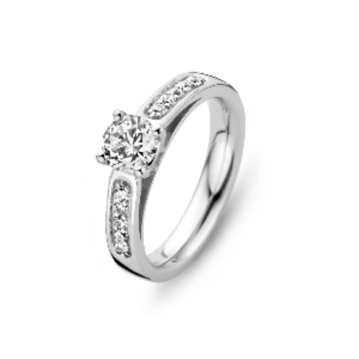 MOMENTS RING ZILVER ZIRKONIA 15125AW/56