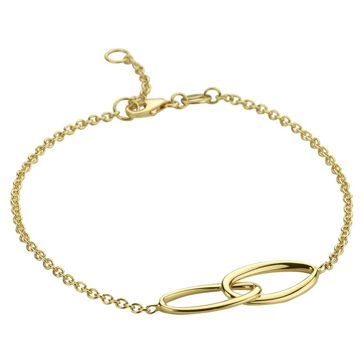armband ovaaltjes 1,7 mm 17 + 2 cm