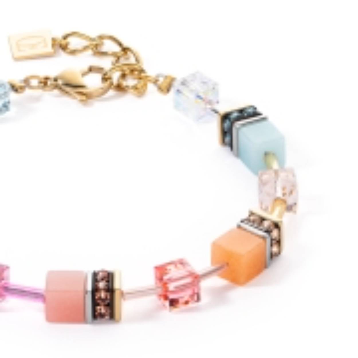 Coeur de Lion armband met polaris en swarovski kristallen