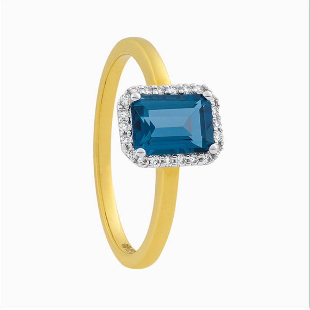 Goud AMETHIST 0.09 crt TW-SI