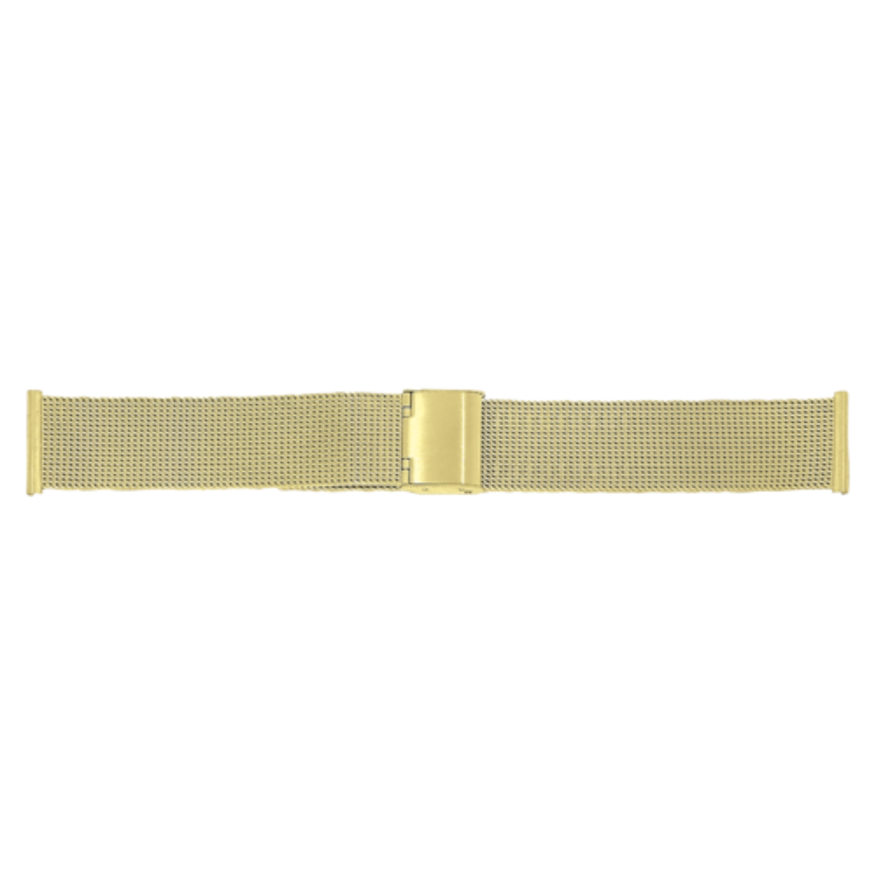 Horlogeband edelstaal 936 milanees goudkleur 20mm