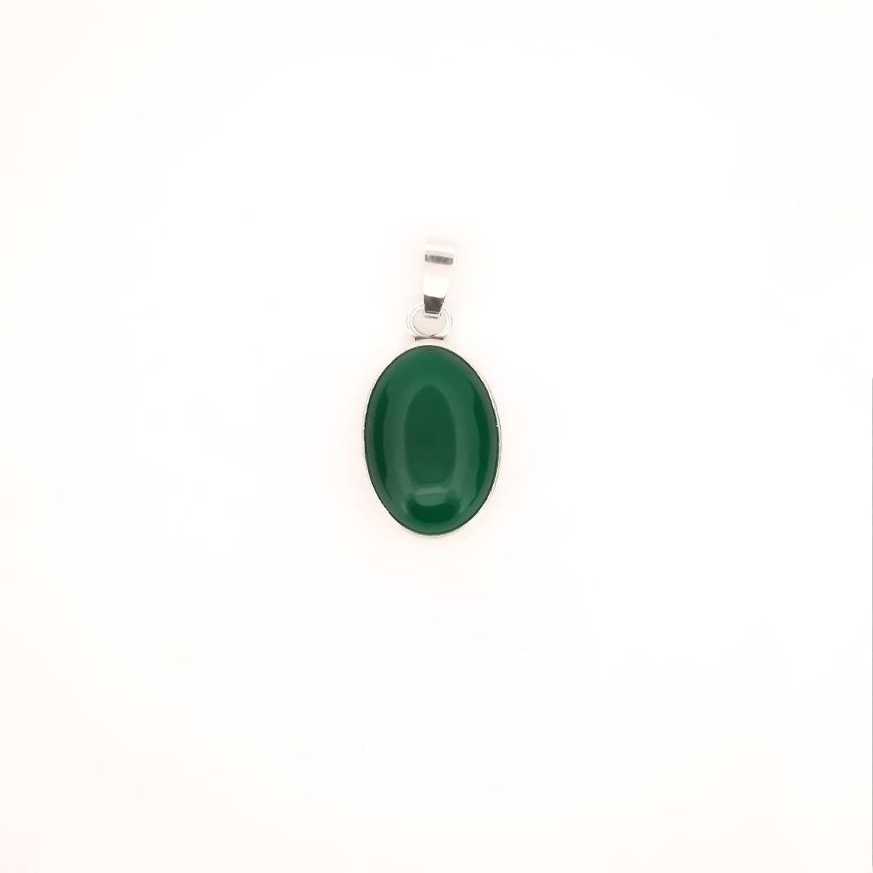 Hanger groen agaat