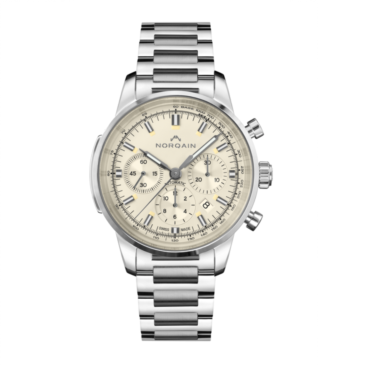 Elk Norqain horloge uitgerust met ETA of Sellita uurwerken wordt geleverd met een internationale fabrieksgarantie van twee jaar. Door lid te worden van de Norqainer club, kan deze garantie worden verlengd tot drie jaar.