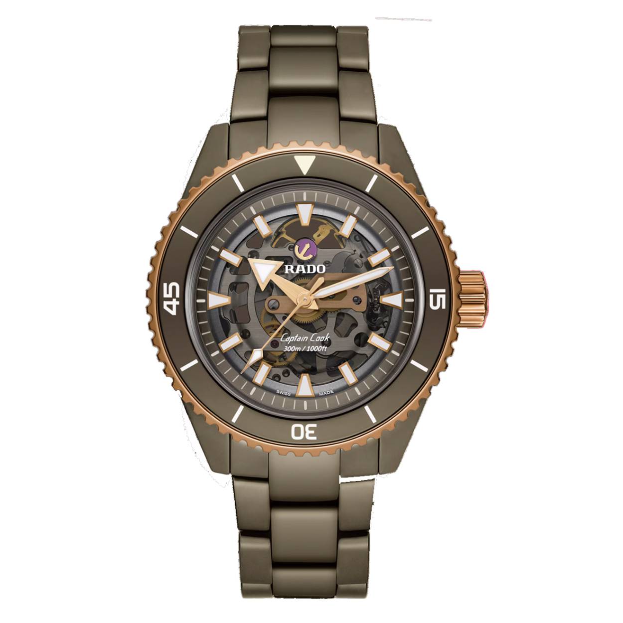 Rado Captain Cook High-Tech Ceramic Skeleton R32150162