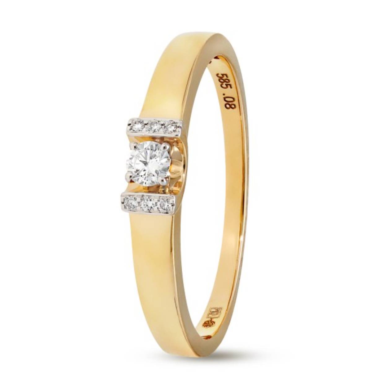14 Krt G/W Ring 7-0.08 Crt H SI