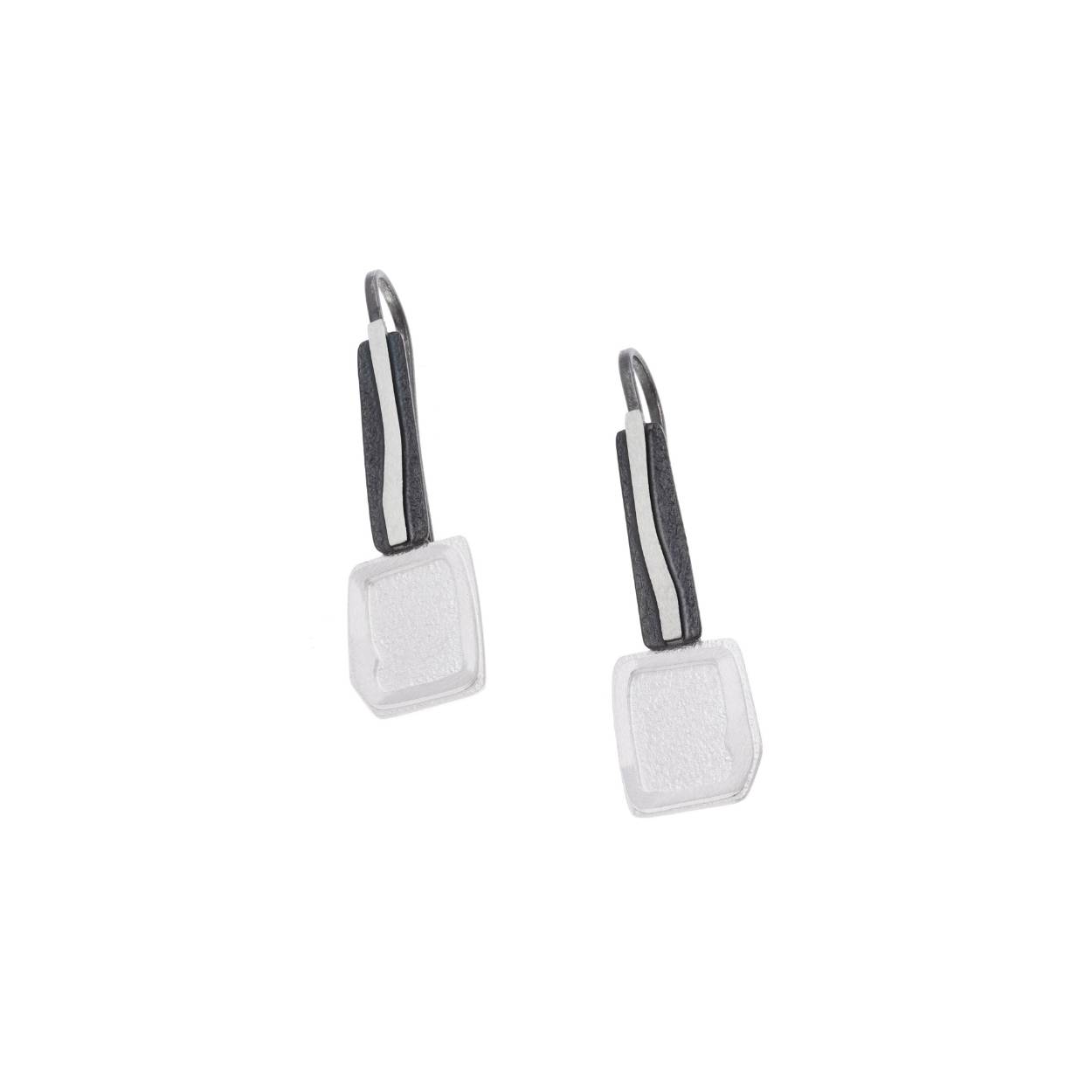 deco echo zilveren oorhangers