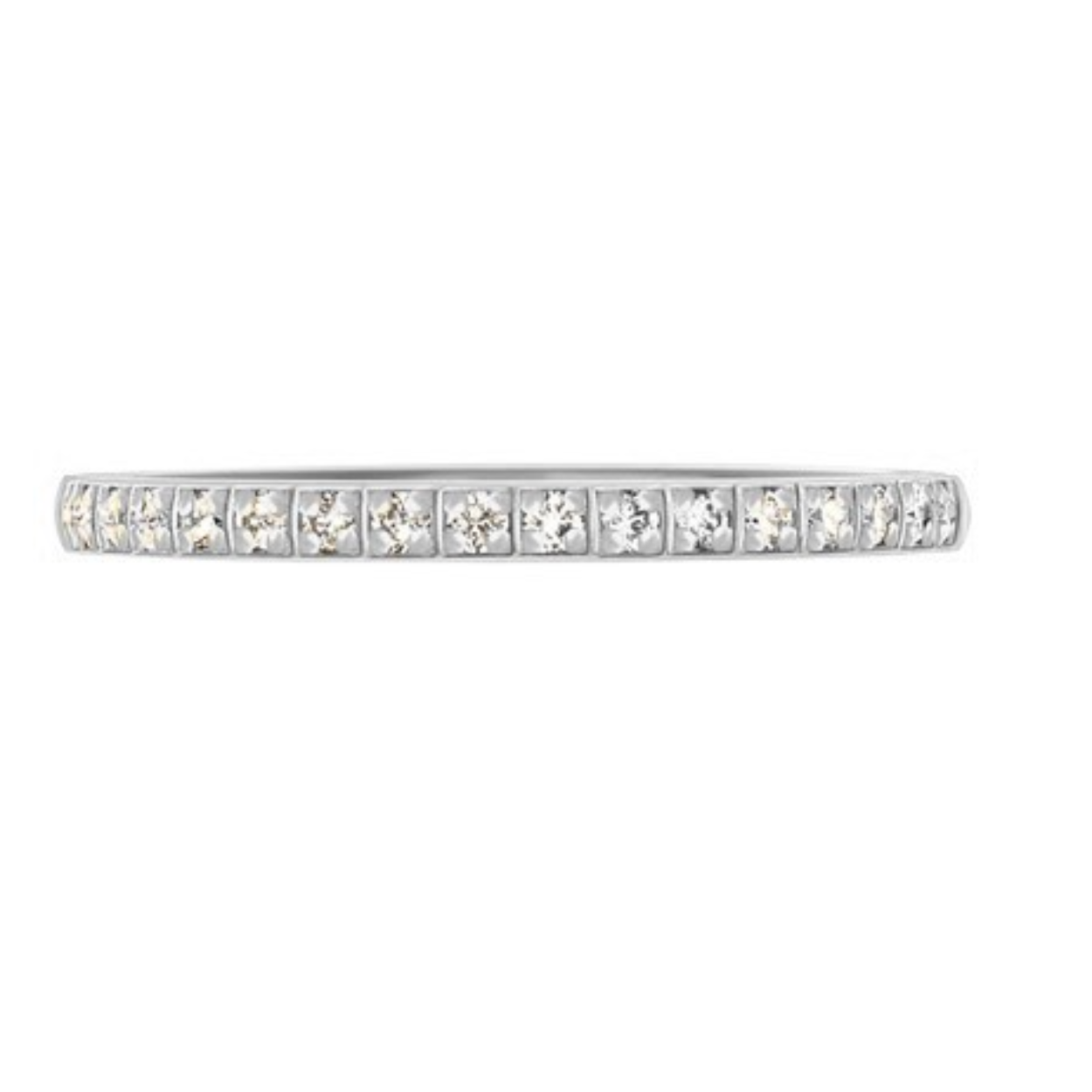 Witgouden Ring Briljant 18 x 0.01ct