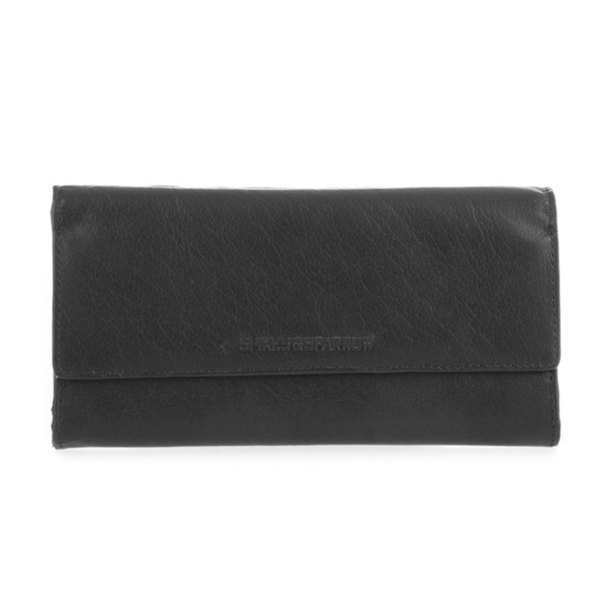 Kleur: zwart 
Afmetingen: 19,5 x 3 x 10 cm 
Materiaal: bronco leer 
Vakken: groot hoofdvak met rits en tussenschot, 13 creditcard vakjes, 4 insteekvakjes
Extra: RFID bescherming
Garantie: 2 jaar