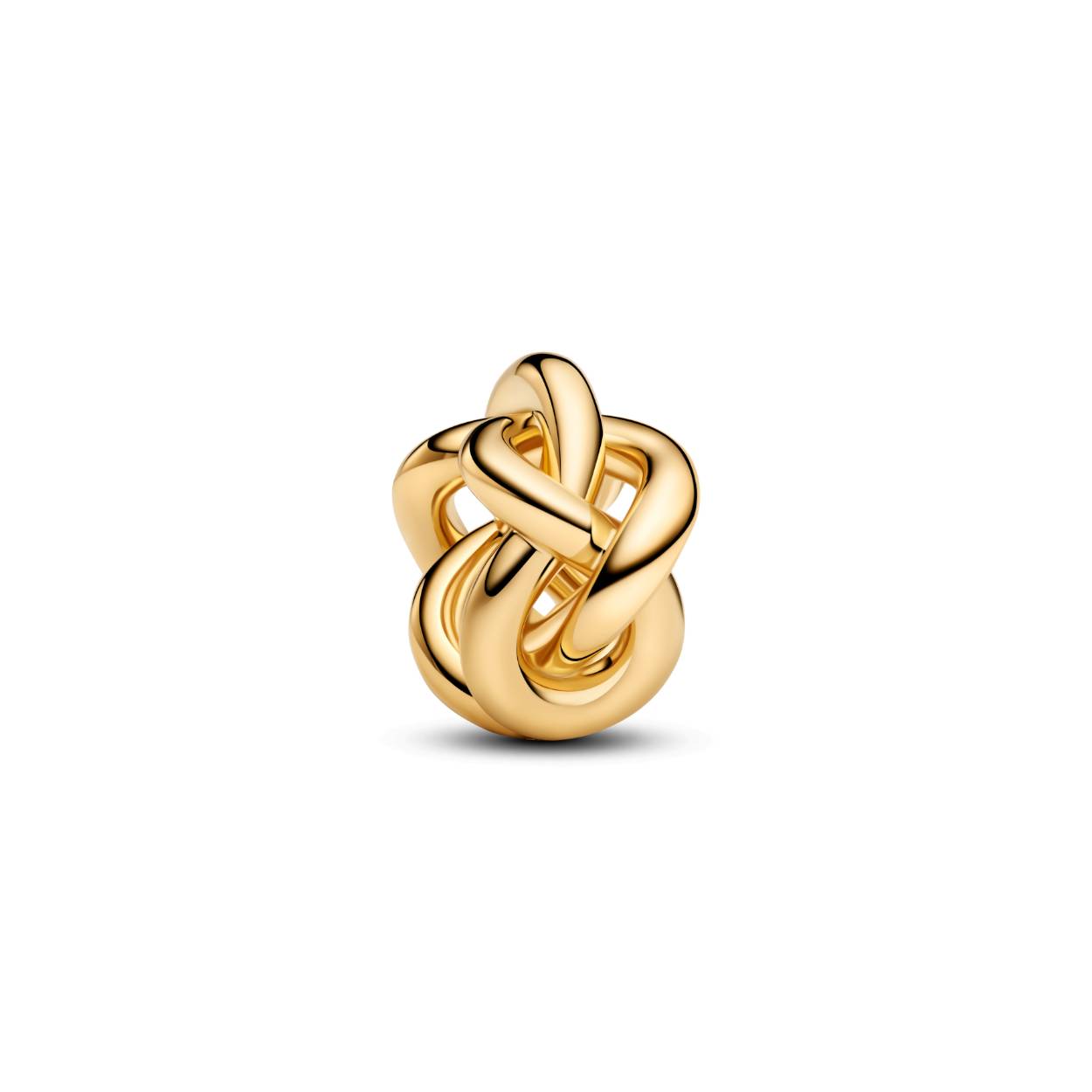 Infinity knot gold-plated bedel