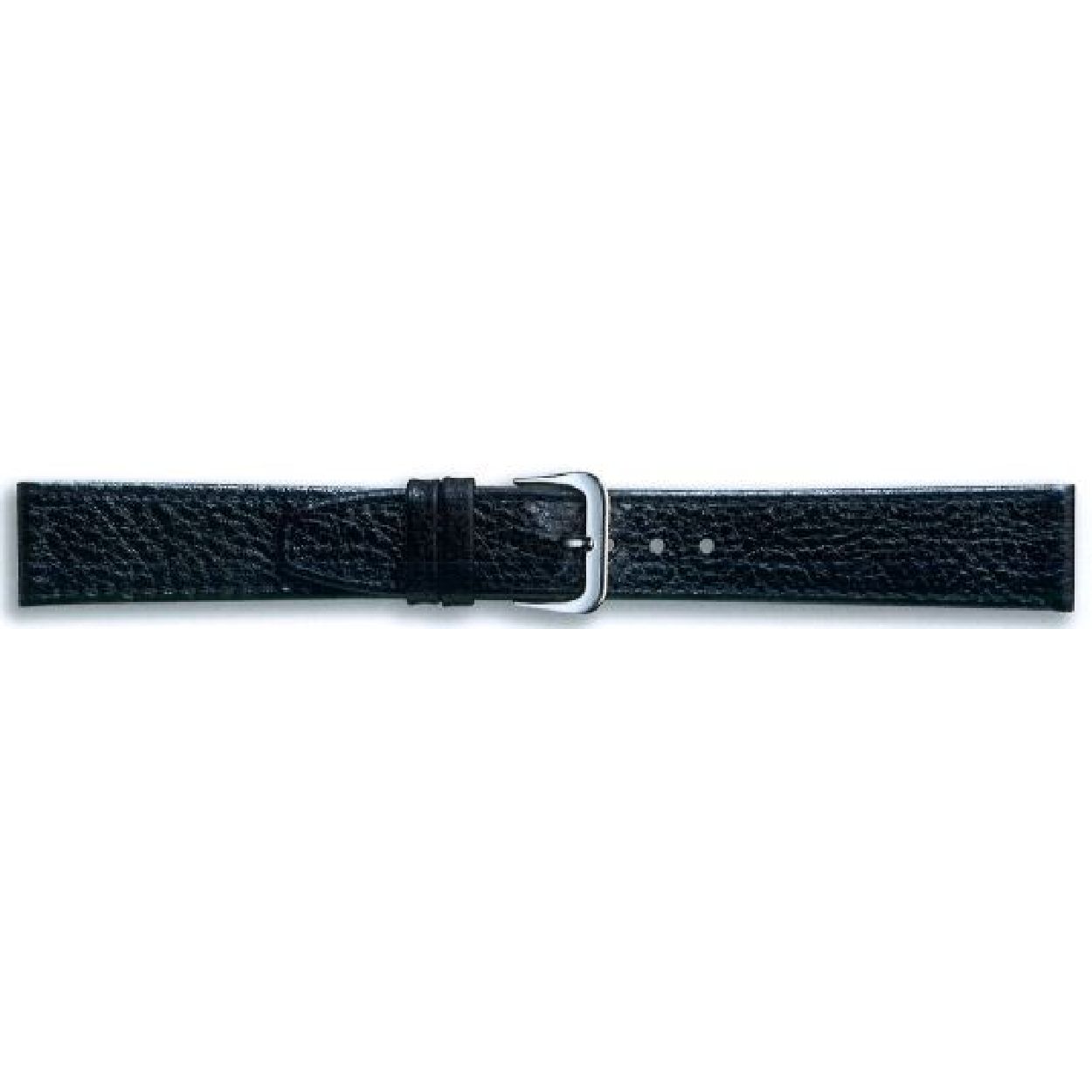 Een mooie horlogeband van het merk Condor gemaakt van leer. De kleur van deze horlogeband is zwart. De breedte is 14mm.
