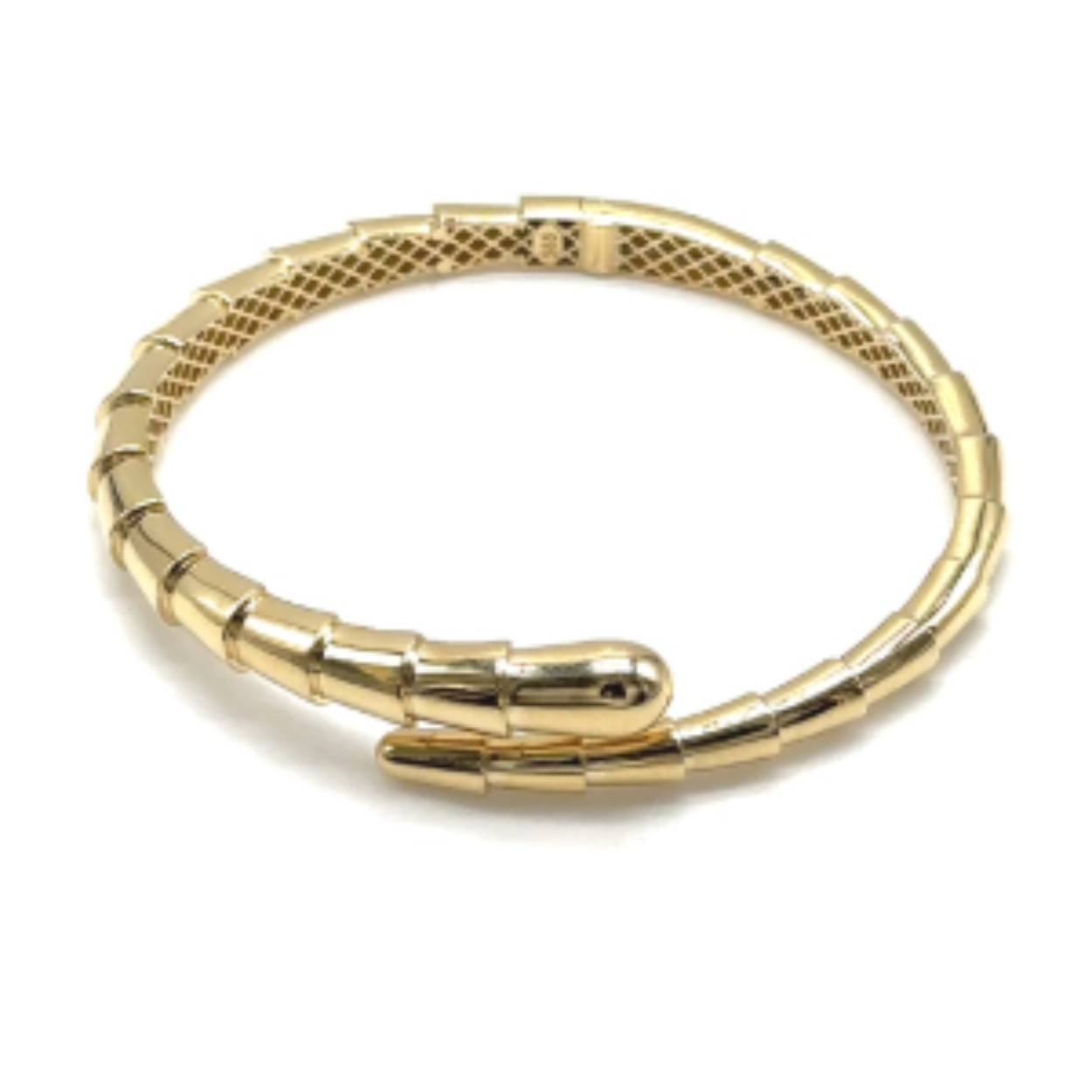 14k gouden bangle armband, rijk collectie. ca 10.56 gram