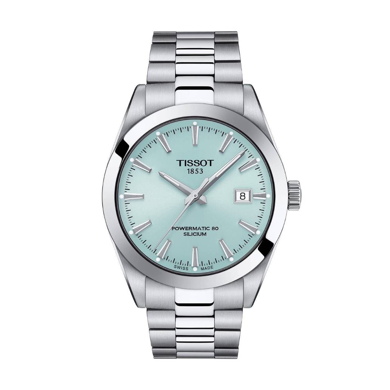 De Tissot Gentleman T1274071135100 is een stijlvol horloge met een klassiek design en luxe uitstraling. Het horloge heeft een licht blauwe wijzerplaat met datumaanduiding en is gemaakt van hoogwaardige materialen. Draag dit horloge met een zakelijk pak voor een professionele uitstraling of met een casual outfit voor een chique touch. Een veelzijdig accessoire voor elke gelegenheid.