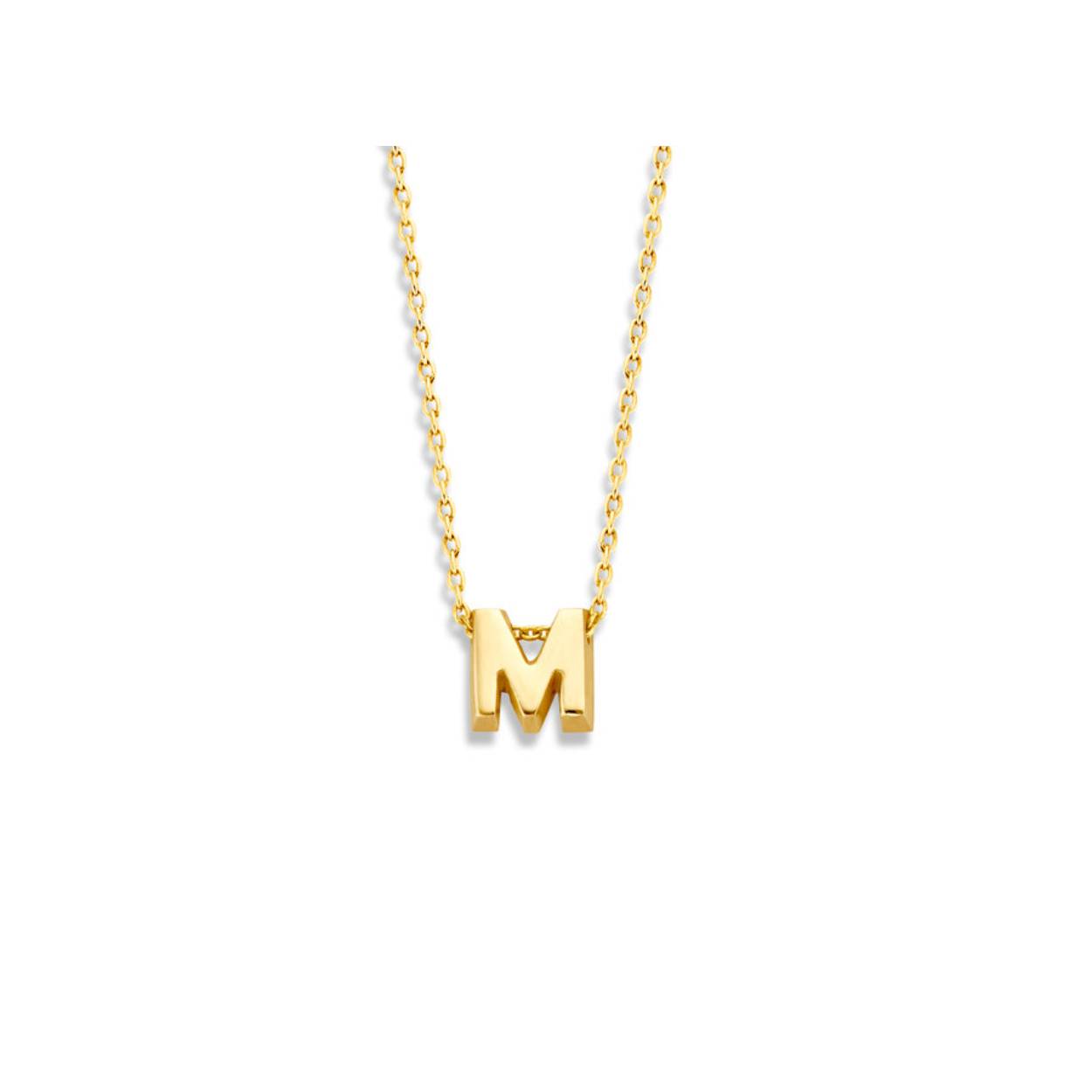 Met deze Just Franky Capital Necklace 1 Capital draag je jouw geliefde altijd dicht bij je hart. Kies een initiaal van jouw ' Loved One' en stel jouw Just Franky ketting samen. Deze ketting is verkrijgbaar in 14k massief geel-, wit- of rosègoud.