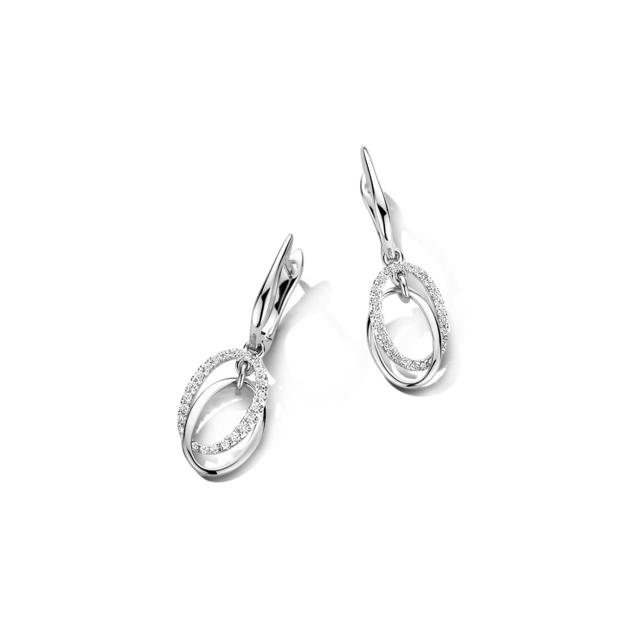 Oorringen goud 18kt met diamanten Dulci Nea
