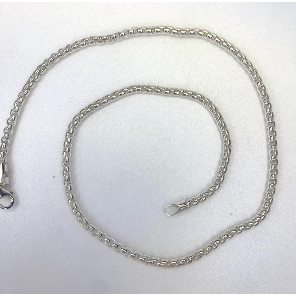 Zilver Rondo collier 45 cm