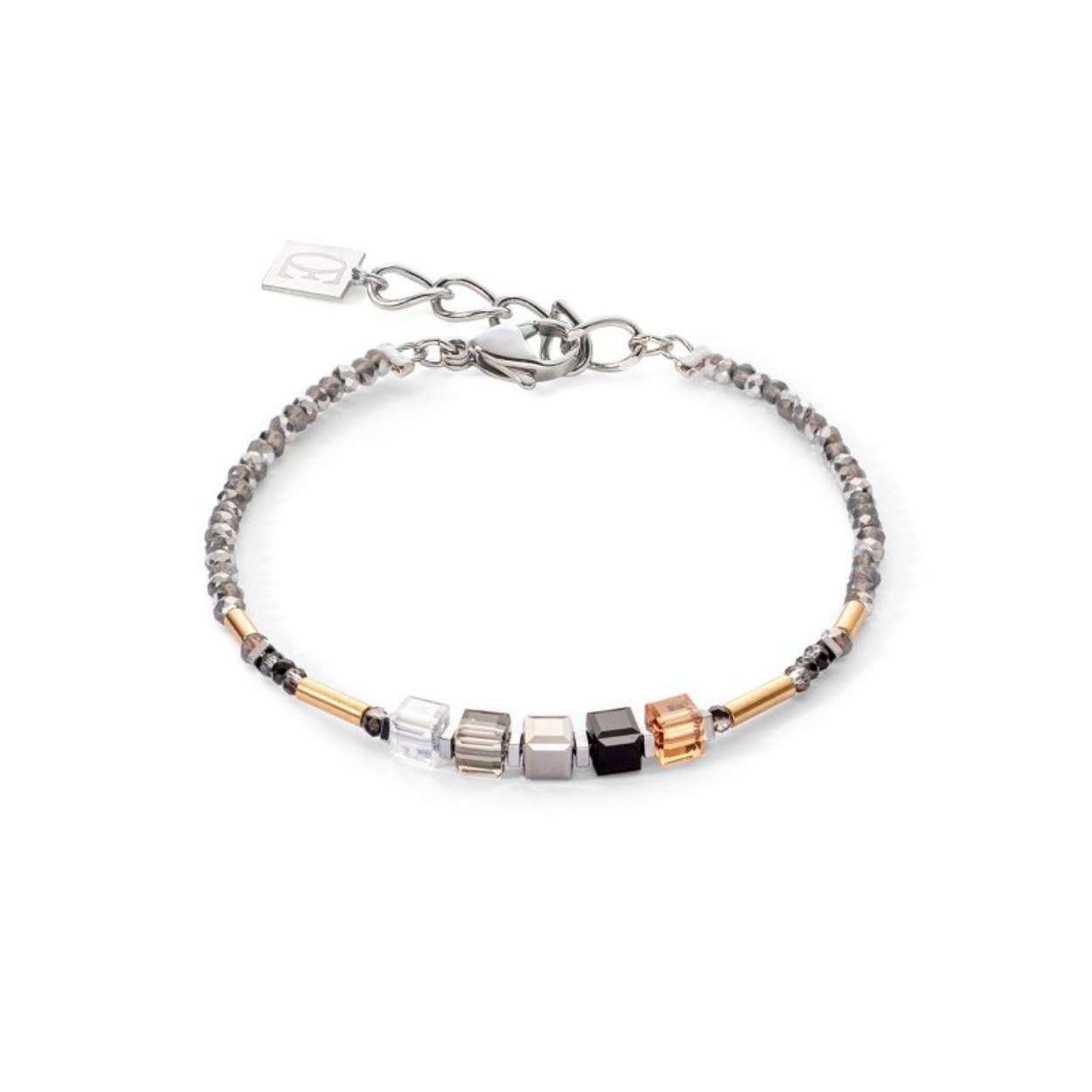 Een verbluffend ontwerp met een boeiende, eenvoudige elegantie. De subtiele kleuren maken het makkelijk te combineren met andere sieraden.