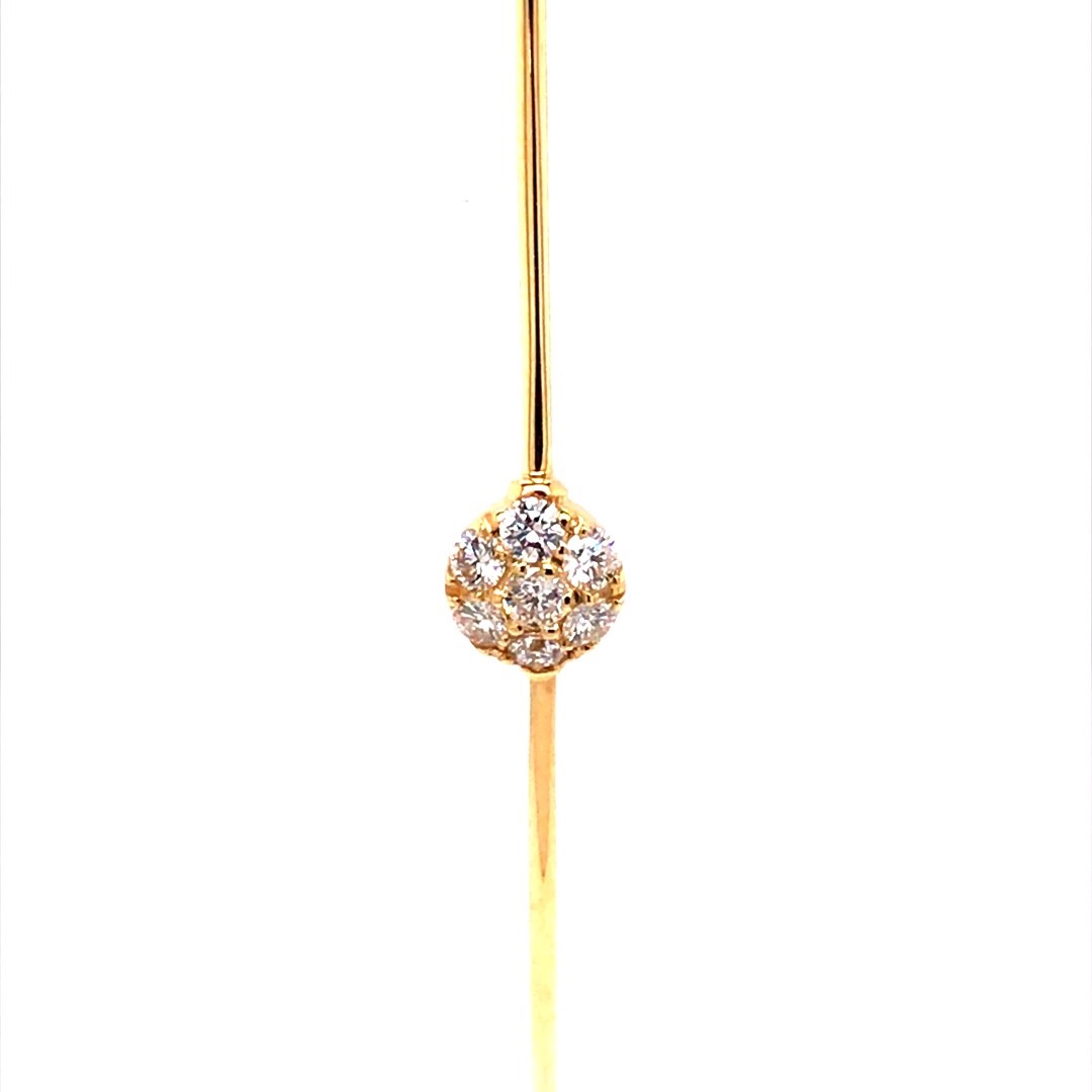 Artur Scholl 18krt Geelgouden spangarmband 0.17ct W/VVSi