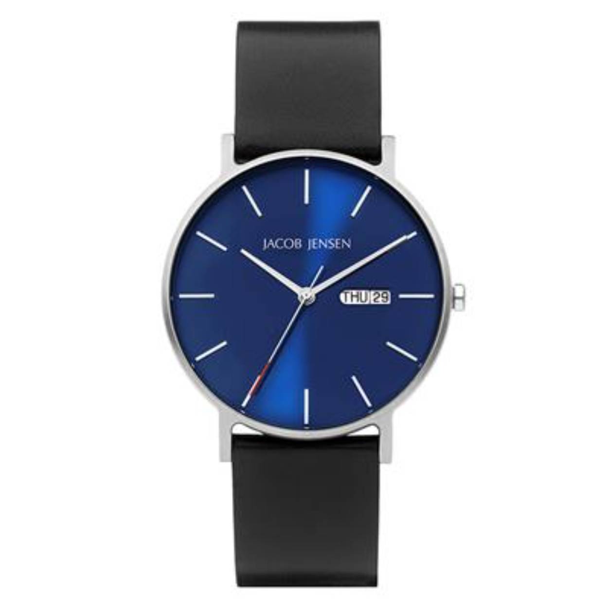 Titanium horloge met dag, datum