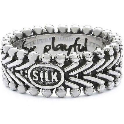 Silk ring zilver maat 17