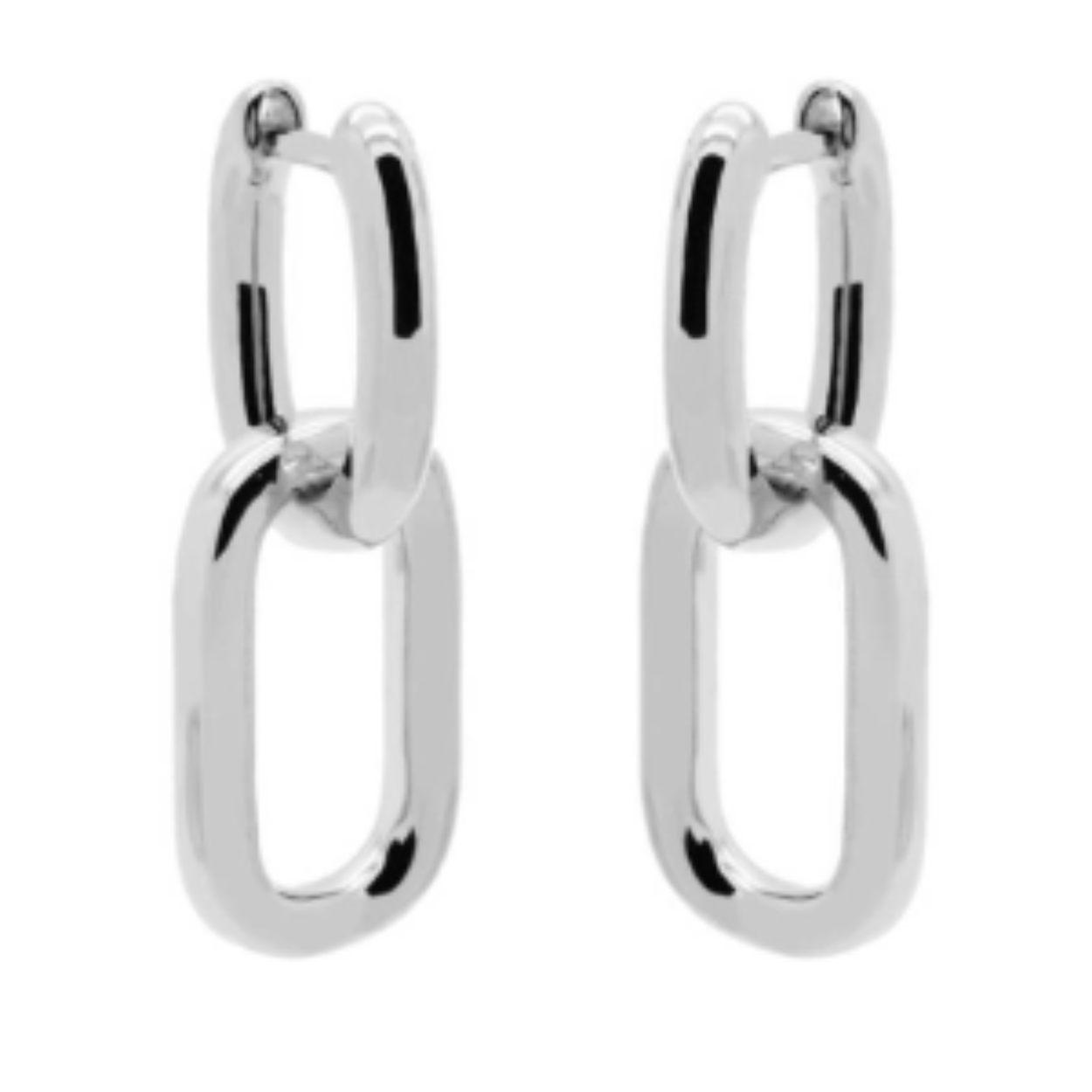 PLAIN HINGED HOOPS DENSELY ZILVER H92
