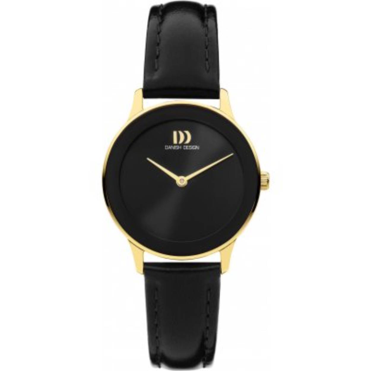 Dit dameshorloge is van het merk Danish Design. Het is een analoog horloge met een band gemaakt van leer.De diameter van de kast is29 mm.
De verdere specificaties van het horloge zijn als volgt:
Glassoort: mineraal
Kastmateriaal: edelstaal
Waterdichtheid: 3 ATM
Techniek: quartz
Kastkleur: goud
Kastvorm: rond
Wijzerplaatkleur: zwart
Index: geen
Bandkleur: zwart
Sluiting: gesp
