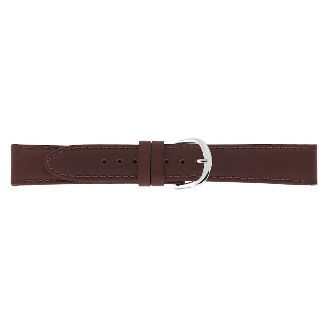 Horlogeband leder 759 bruin 20mm