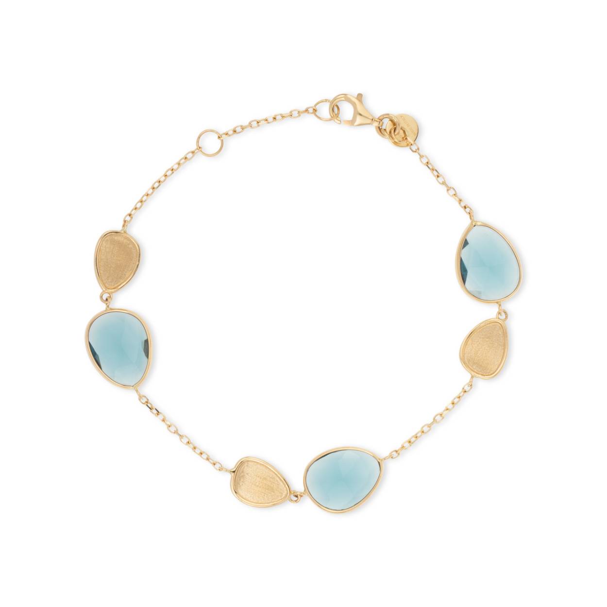 foglia 18karaat gouden armband Italo bottene