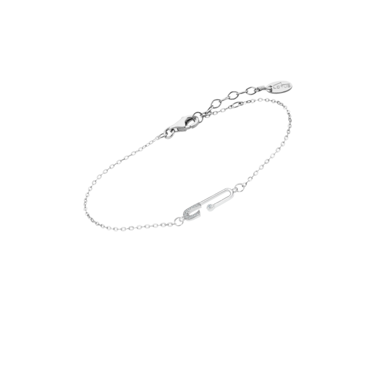 Zilveren armband met zirconium