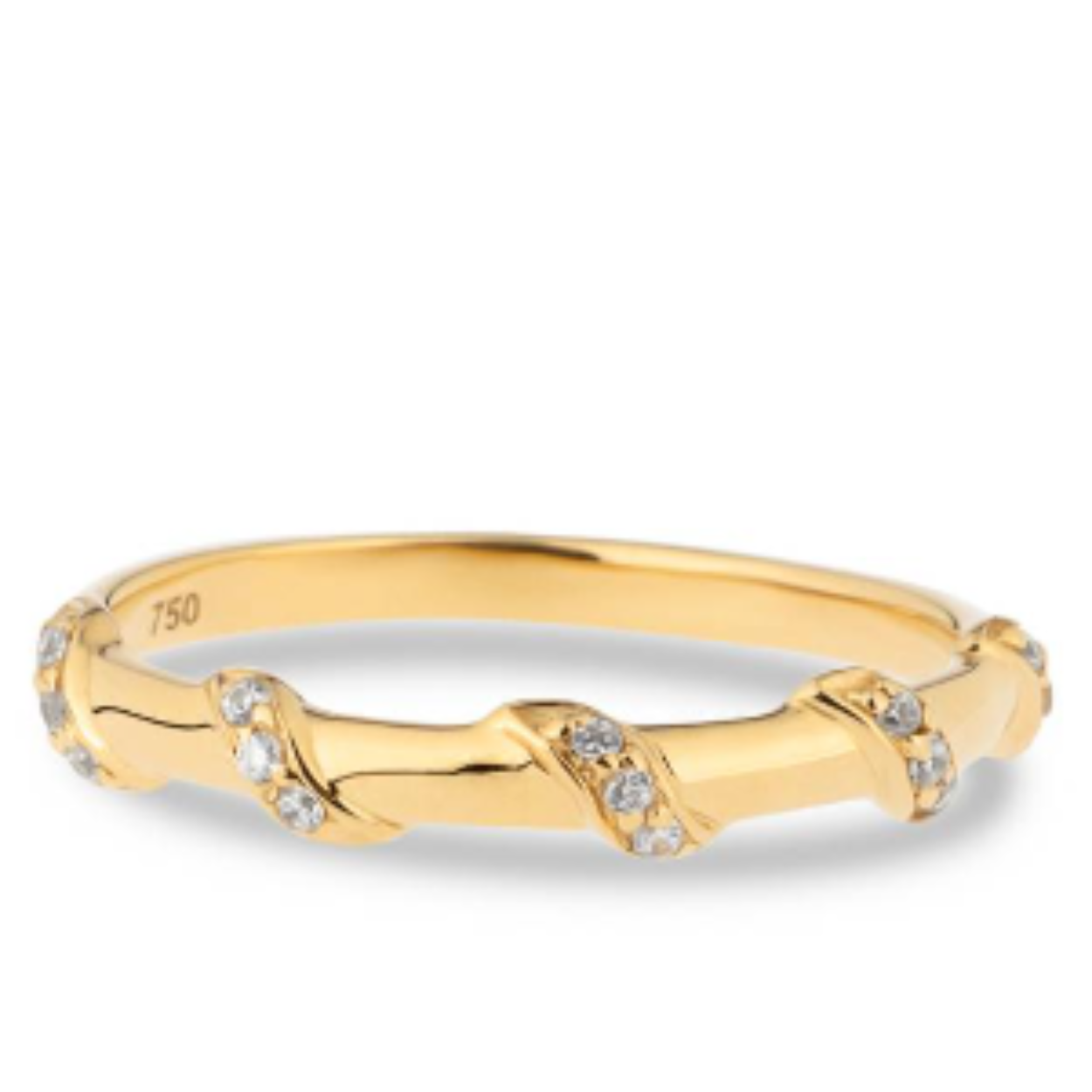 Dit is een ring van het merk Swing Jewels. De kleur van het sieraad is geelgoud. Dit sieraad bevat de edelsteen: zirconia. De kleur van deze edelsteen is: wit.
