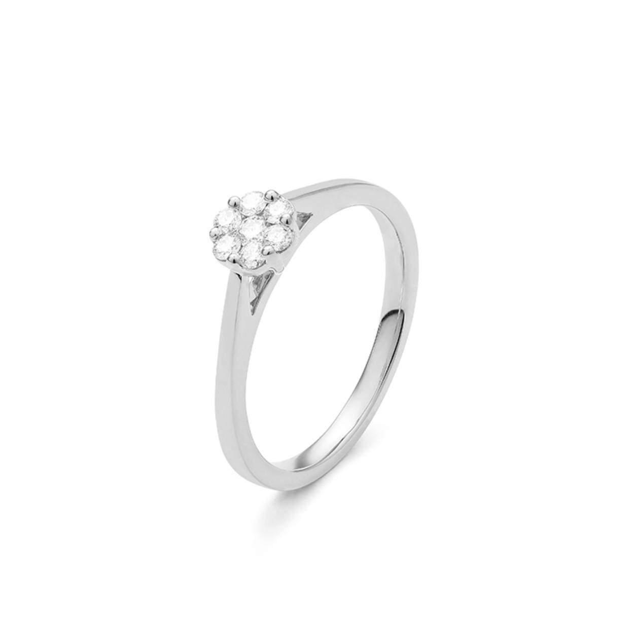 Geel gouden ring pave briljant 025ct gh-si
let op ring is geheel geelgoud deze is wel in wit bestelbaar.