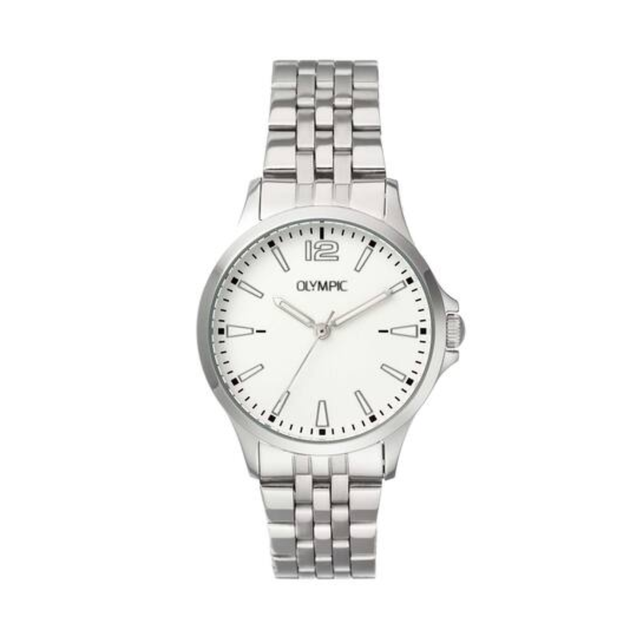 Olympic OL72DSS110 Dani Horloge Staal 32mm 
Dit unieke Olympic horloge met artikelnummer: OL72DSS110 is een dameshorloge met een classic sportieve uitstraling. Het horloge heeft een ronde stalen kast met een witte wijzerplaat met de 12, streepjes en lumibrite accenten. Aan de kast zit een stalen schakelband met vouwsluiting. Het horloge heeft een mineraalglas, een doorsnee van 32mm en is 5ATM.

Het merk:
Een mooi horloge hoeft niet duur te zijn! Het Nederlandse horlogemerk Olympic levert stoere chronografen, slimline series, digitale uurwerken en elegante dameshorloges. De prijs-kwaliteitverhouding staat bij Olympic hoog in het vaandel met prijzen die uiteenlopen van € 34,95 tot en met € 159,00.

100% Nederlands ontwerp, waterdicht en standaard 3 jaar fabrieksgarantie.

Specificaties:
- Ronde kast Ø 32mm
- Stalen horlogekast
- Witte wijzerplaat
- Stalen schakelband
- 5ATM 
- Standaard 3 jaar fabrieksgarantie
- Mineraalglas