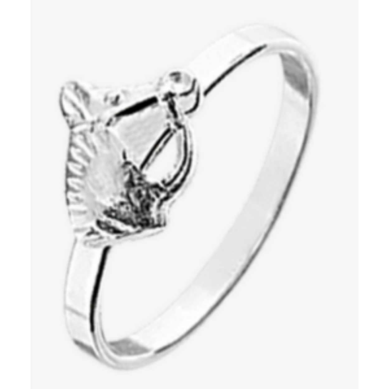 zilveren Ring paard