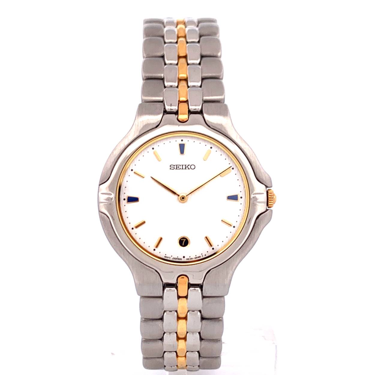 Klassiek Seiko horloge. goud zilver kleurig.