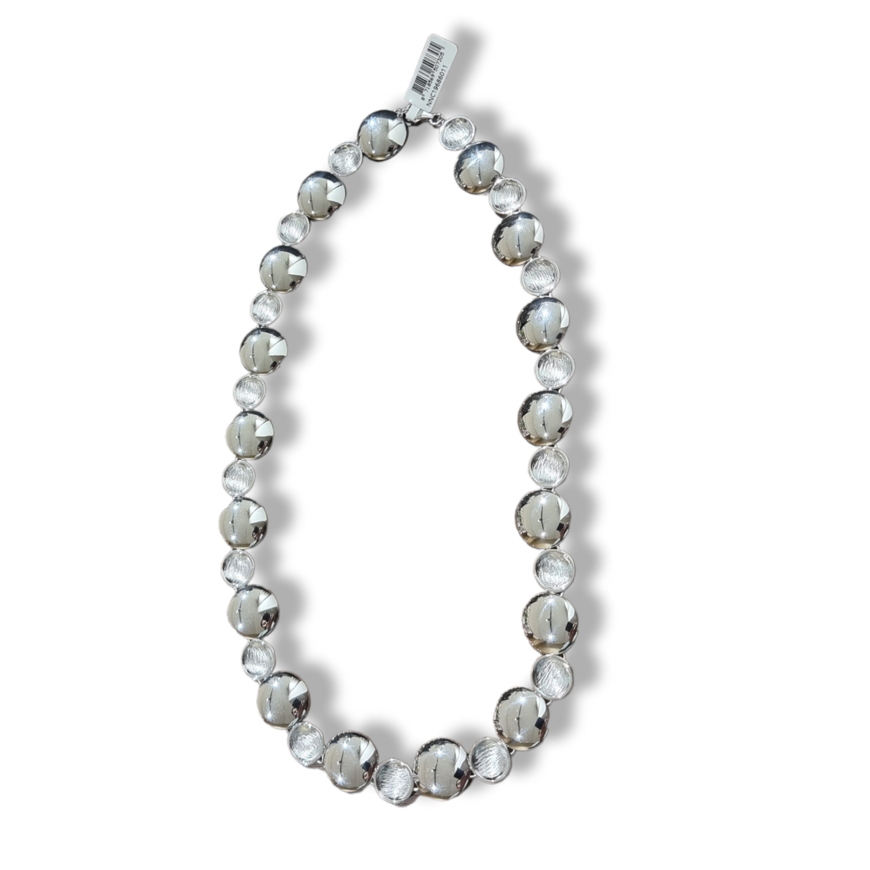 zilveren collier handgemaakt, 45cm massief