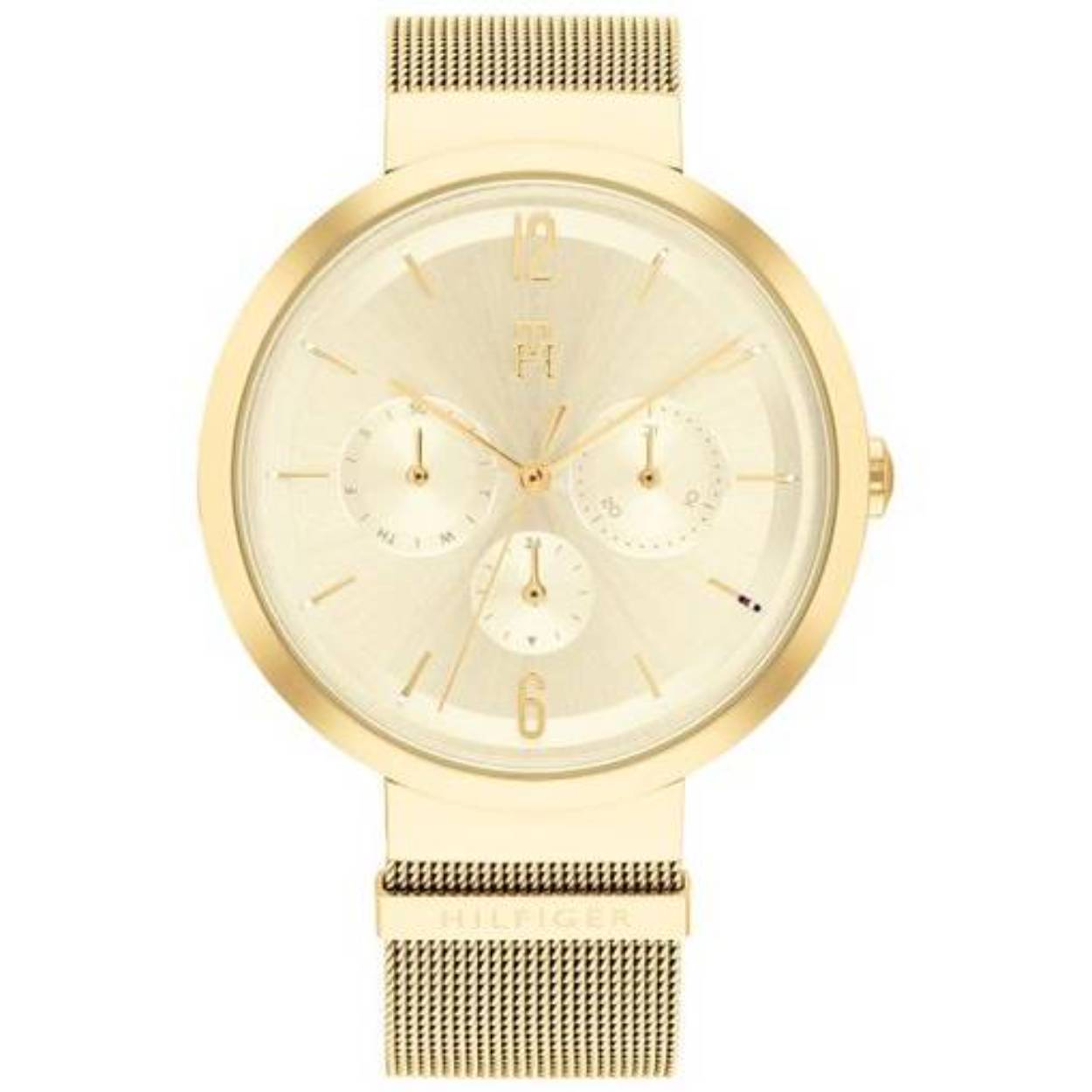 Prachtige goudkleurig Tommy Hilfiger horloge, 40mm 