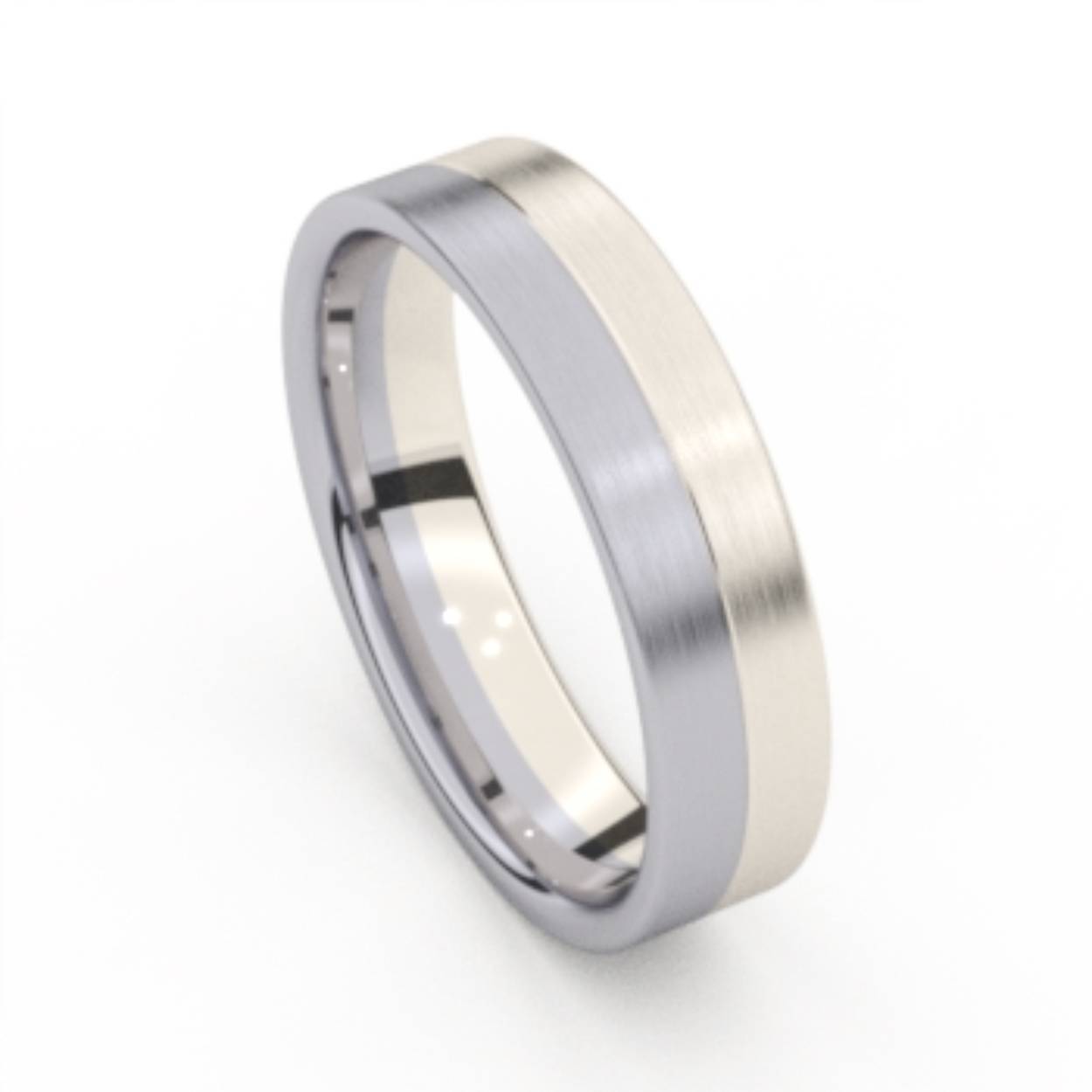 AuroDesign Ring 18krt. Witgoud en Palladium.
Referentienummer: 7665-PD/50